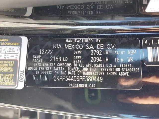 2023 KIA FORTE GT LINE  