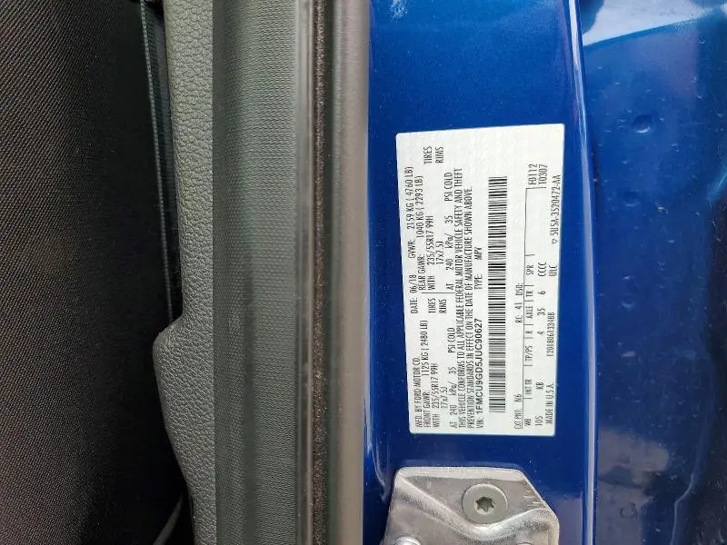 2018 FORD ESCAPE SE  