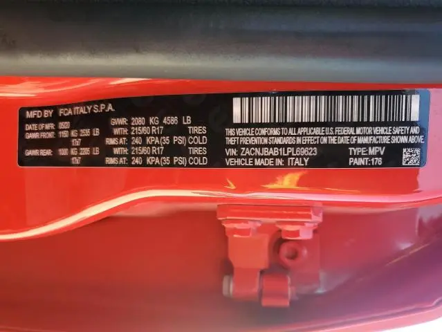 2020 JEEP RENEGADE SPORT  