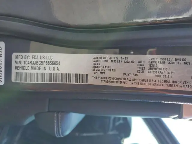 2023 JEEP GRAND CHEROKEE L LIMITED  