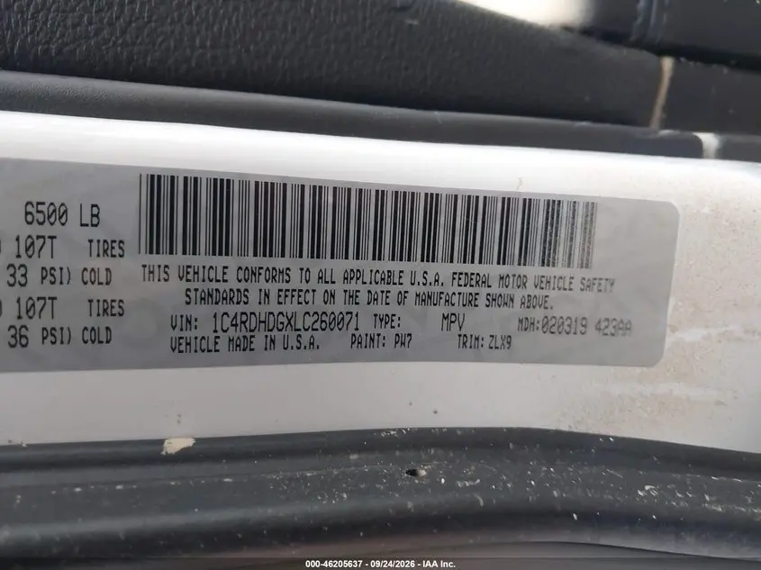 2020 DODGE DURANGO GT PLUS RWD
