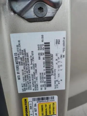 2018 FORD FUSION SE HYBRID  