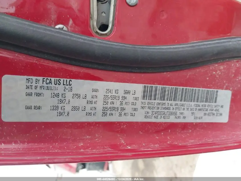 2018 DODGE JOURNEY GT AWD