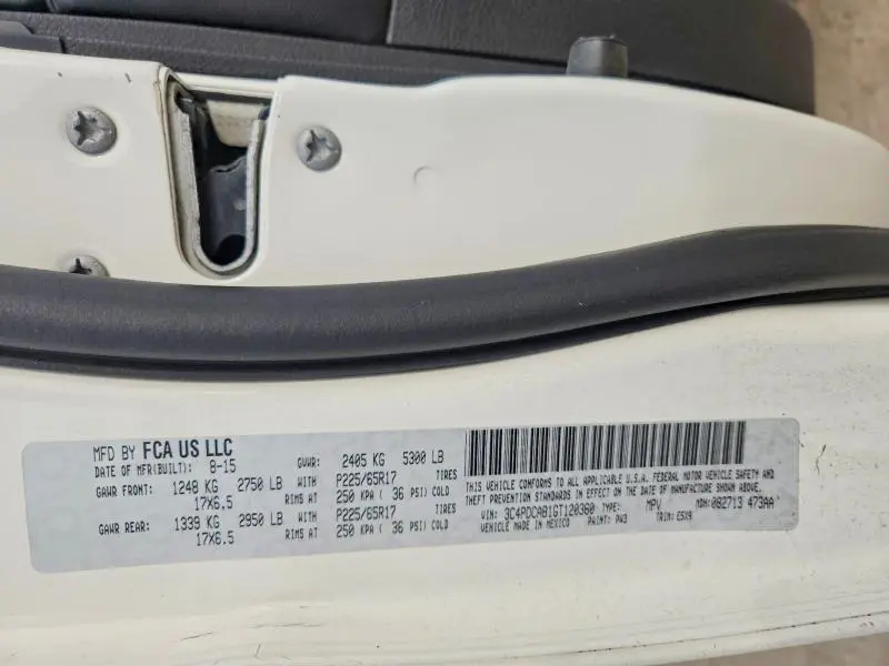 2016 DODGE JOURNEY SE  