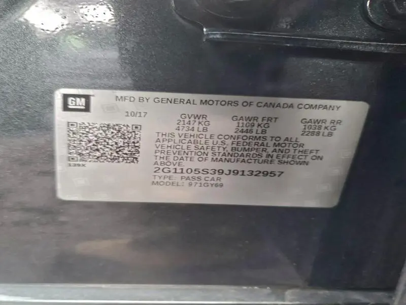 2018 CHEVROLET IMPALA LT  