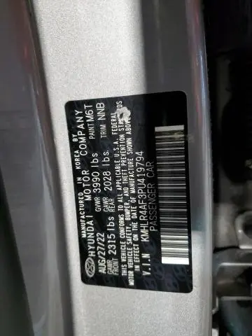 2023 HYUNDAI ELANTRA N LINE  