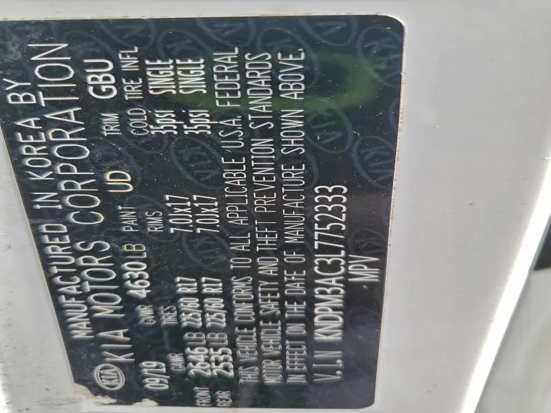 2020 KIA SPORTAGE LX  