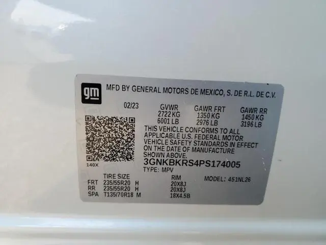 2023 CHEVROLET BLAZER RS  
