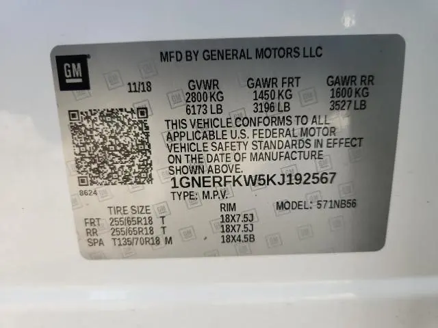 2019 CHEVROLET TRAVERSE LS  