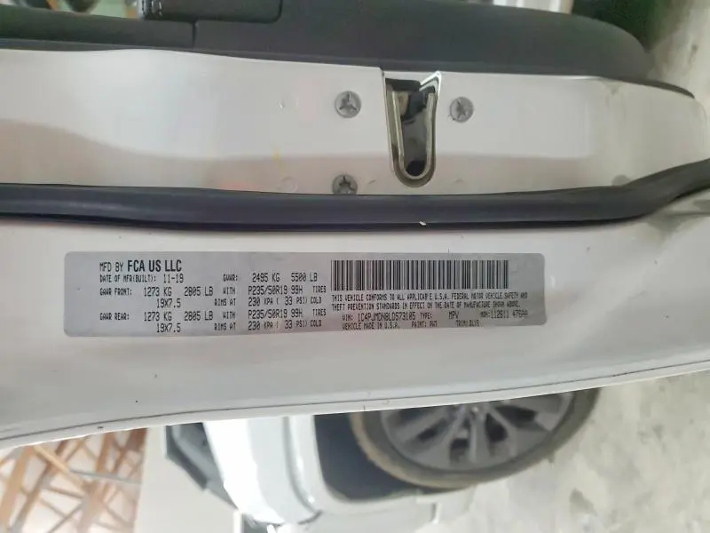 2020 JEEP CHEROKEE LIMITED  