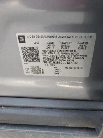 2020 CHEVROLET TRAX LS  