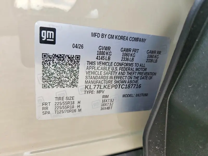 2026 CHEVROLET TRAX ACTIV  