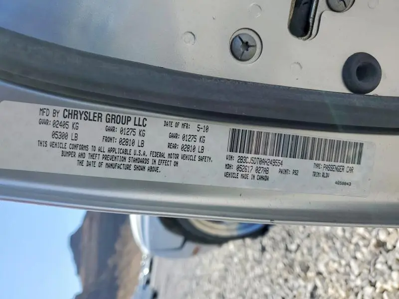 2010 DODGE CHALLENGER R  