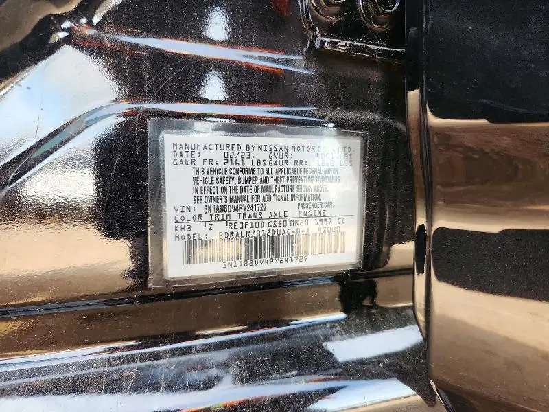 2023 NISSAN SENTRA SR  
