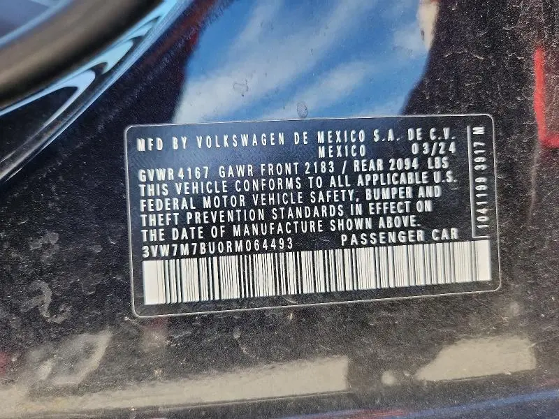 2024 VOLKSWAGEN JETTA SE  