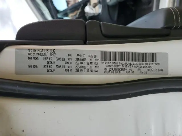 2017 JEEP GRAND CHEROKEE LIMITED  