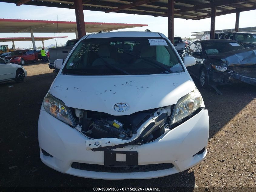 2011 TOYOTA SIENNA LE V6