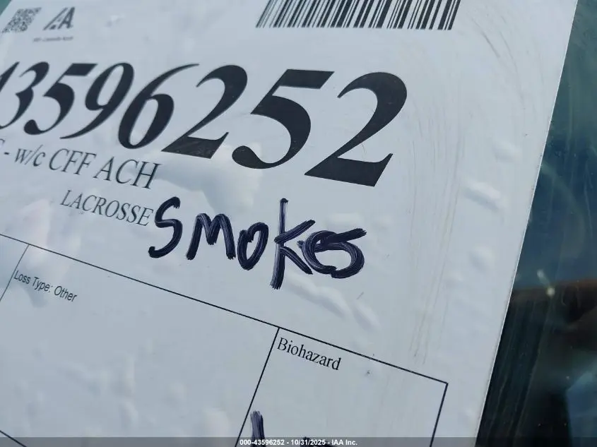 2011 BUICK LACROSSE CXL