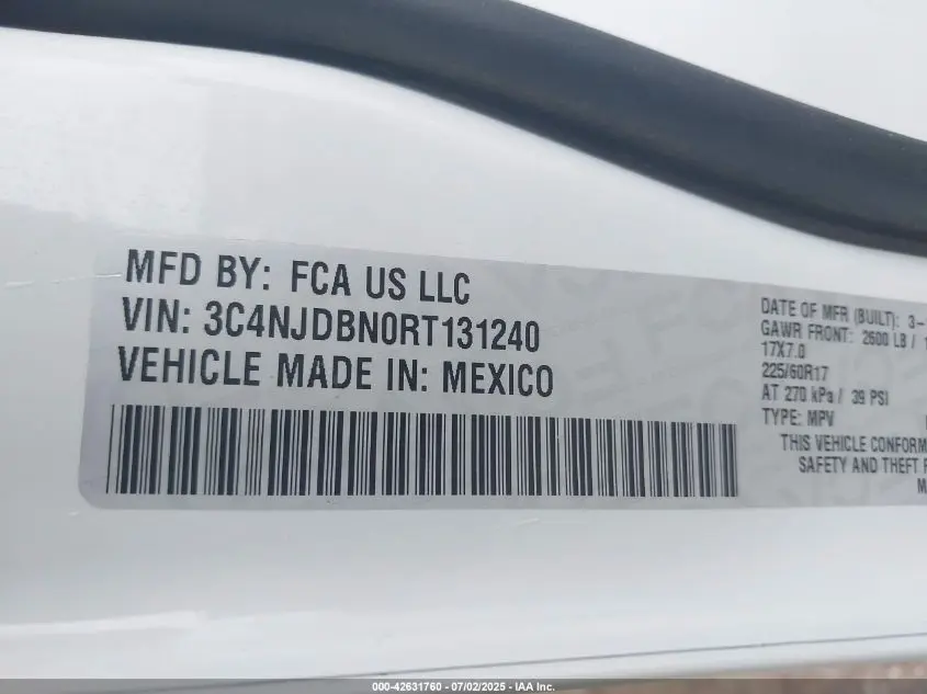 2024 JEEP COMPASS LATITUDE 4X4