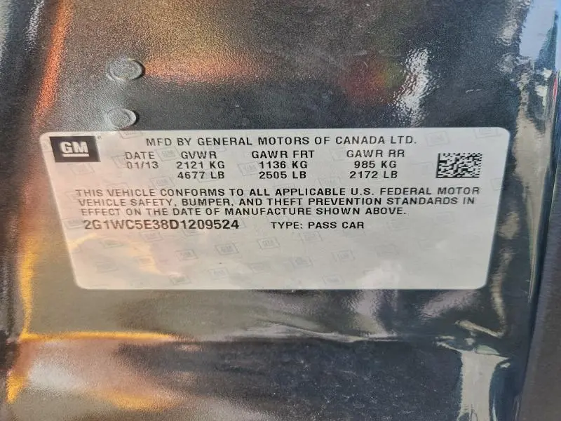 2013 CHEVROLET IMPALA LTZ  