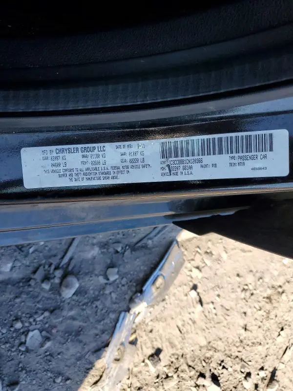 2012 CHRYSLER 200 TOURING  
