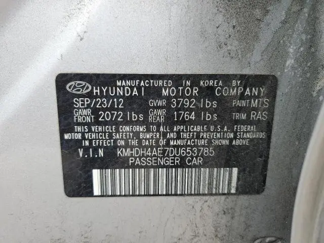 2013 HYUNDAI ELANTRA GLS
