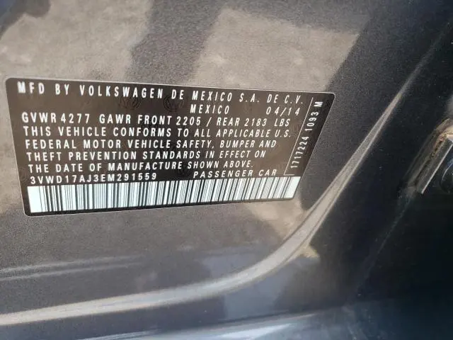 2014 VOLKSWAGEN JETTA SE  