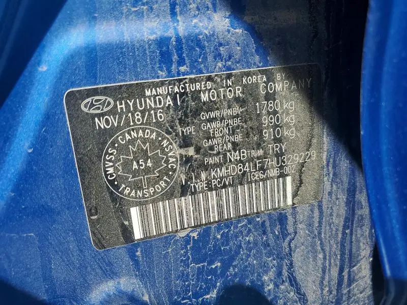 2017 HYUNDAI ELANTRA SE  