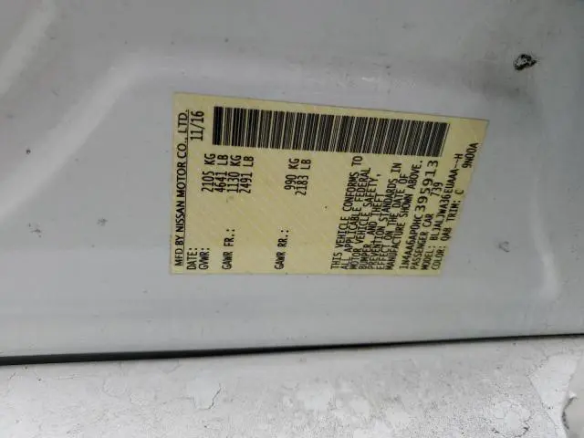 2017 NISSAN MAXIMA 3.5S  