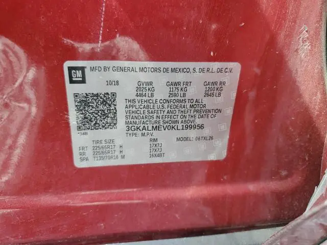 2019 GMC TERRAIN SLE  