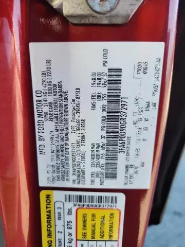 2016 FORD FUSION TITANIUM  