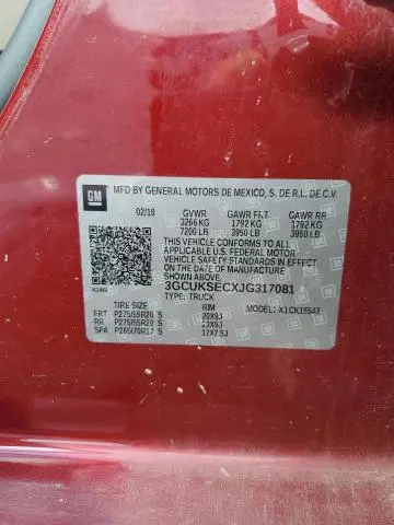 2018 CHEVROLET SILVERADO K1500 LTZ  