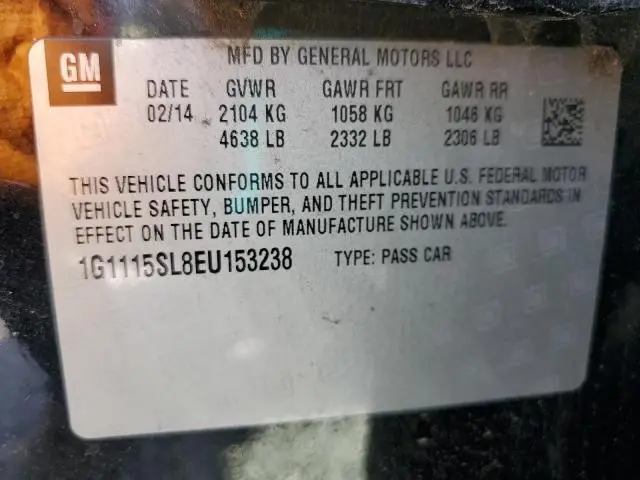 2014 CHEVROLET IMPALA LT  