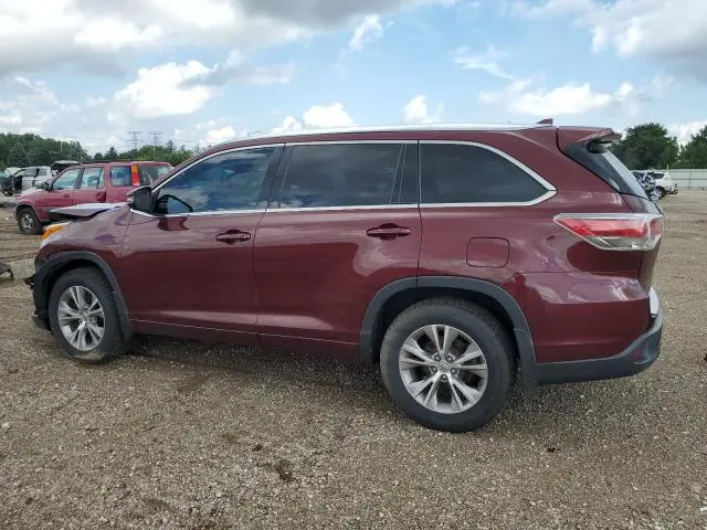 2015 TOYOTA HIGHLANDER XLE  