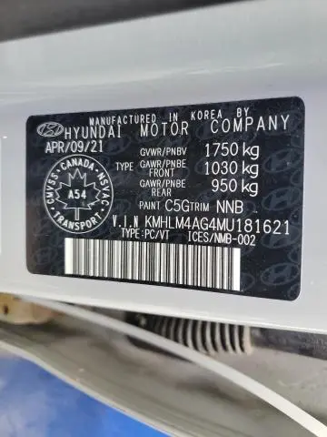 2021 HYUNDAI ELANTRA SEL  