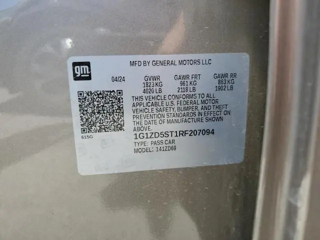 2024 CHEVROLET MALIBU LT  