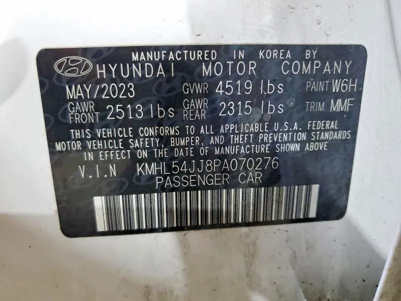 2023 HYUNDAI SONATA HYBRID  