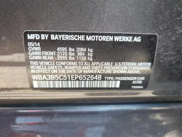 2014 BMW 328 XI SULEV  