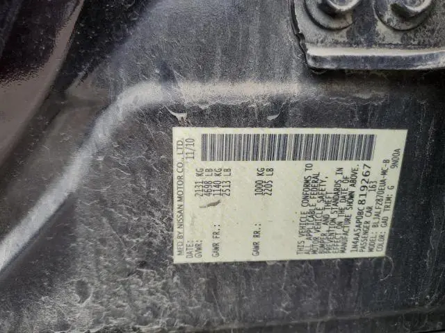 2011 NISSAN MAXIMA S  