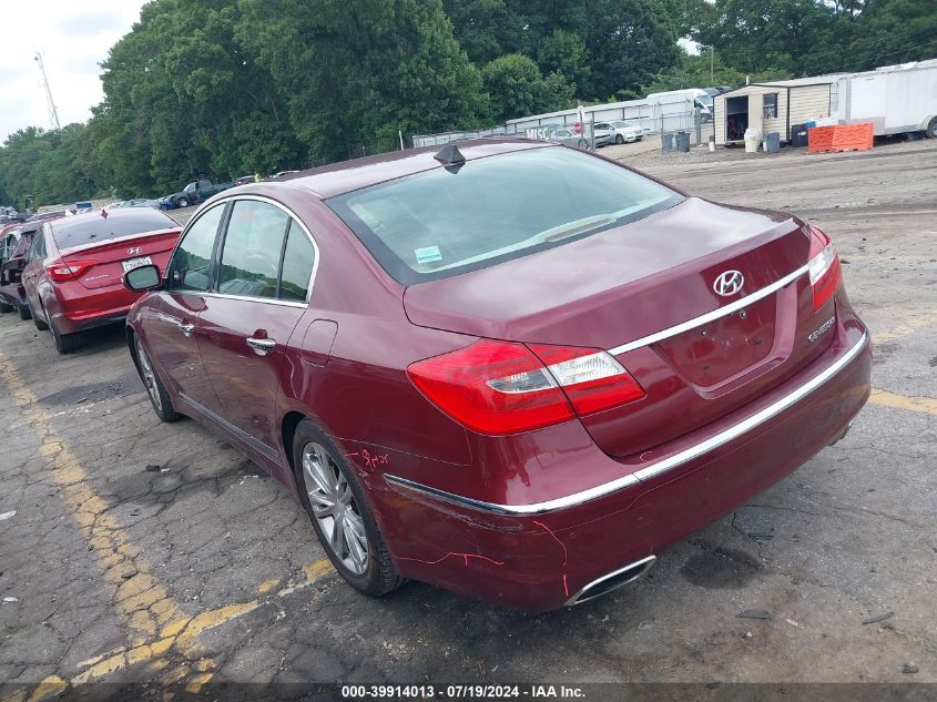 2012 HYUNDAI GENESIS 4.6