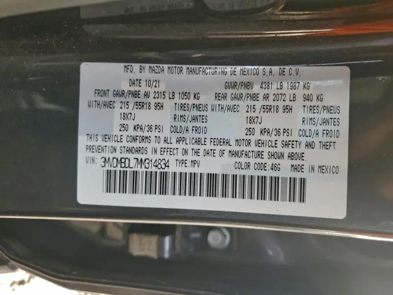 2021 MAZDA CX-30   