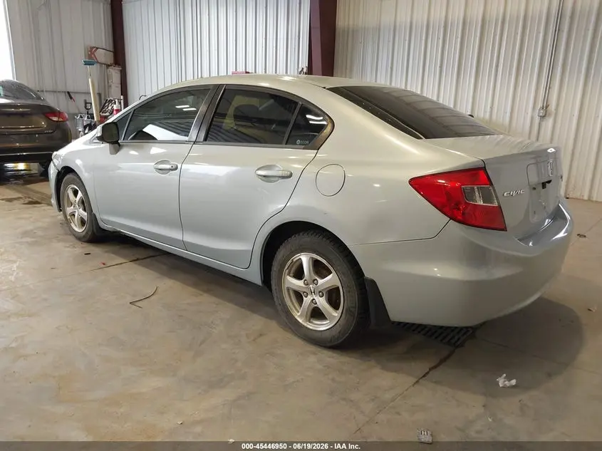 2012 HONDA CIVIC NATURAL GAS