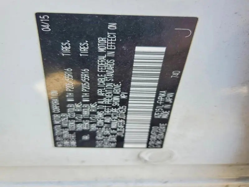 2015 SCION XB BASE  