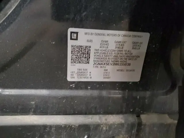 2021 CHEVROLET EQUINOX LS  