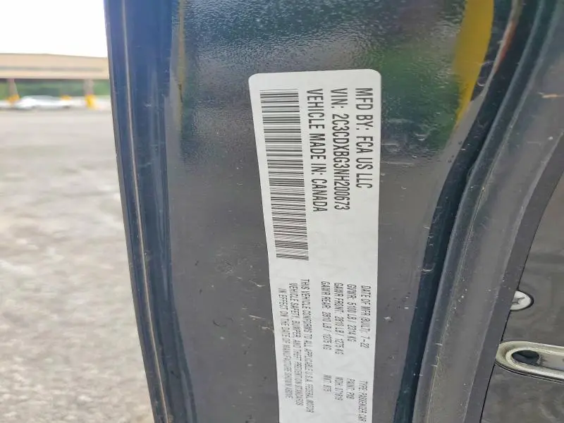 2022 DODGE CHARGER SXT  