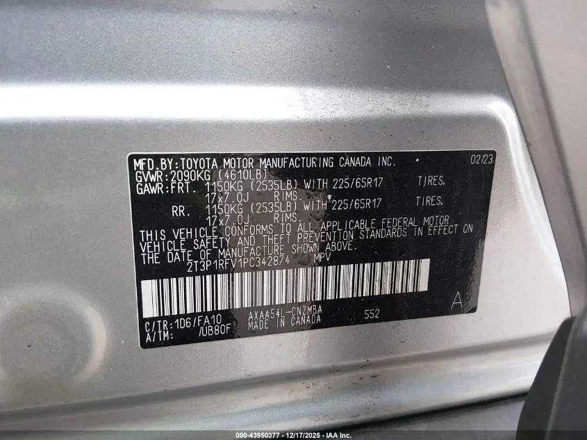 2023 TOYOTA RAV4 XLE