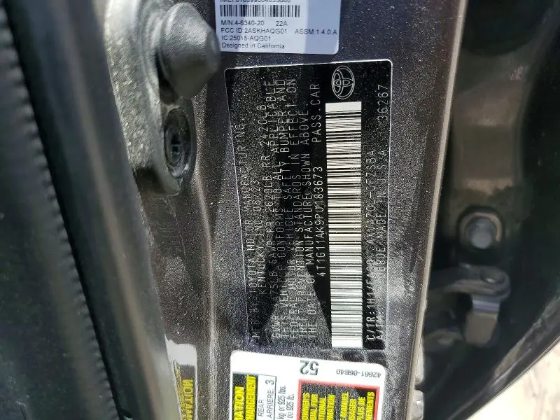 2023 TOYOTA CAMRY SE  