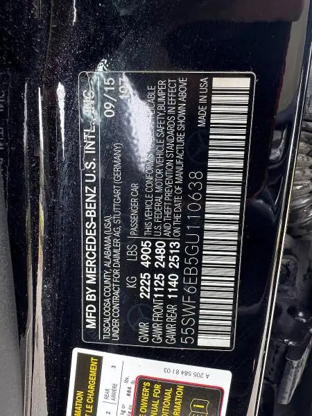 2016 MERCEDES-BENZ C 450 4MATIC AMG  