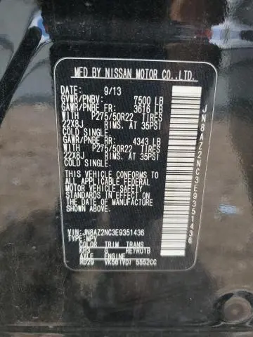 2014 INFINITI QX80   