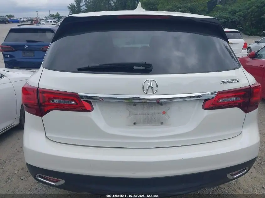 2016 ACURA MDX TECHNOLOGY   ACURAWATCH PLUS PACKAGES/TECHNOLOGY PACKAGE